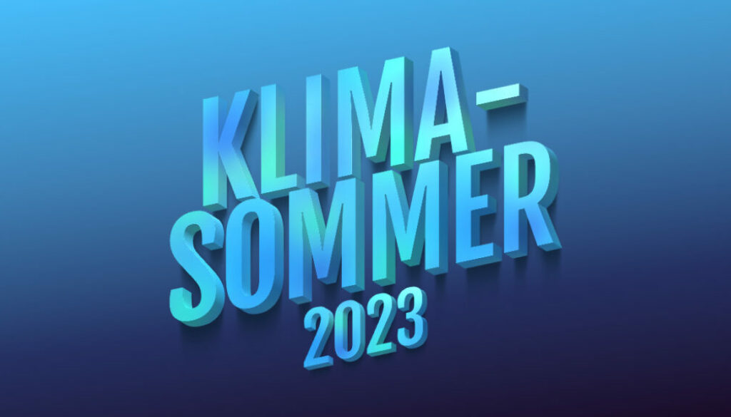 Uwe Laub mit vier Lesungen beim „Klima-Sommer 2023“ des Thüringer Umweltministeriums.